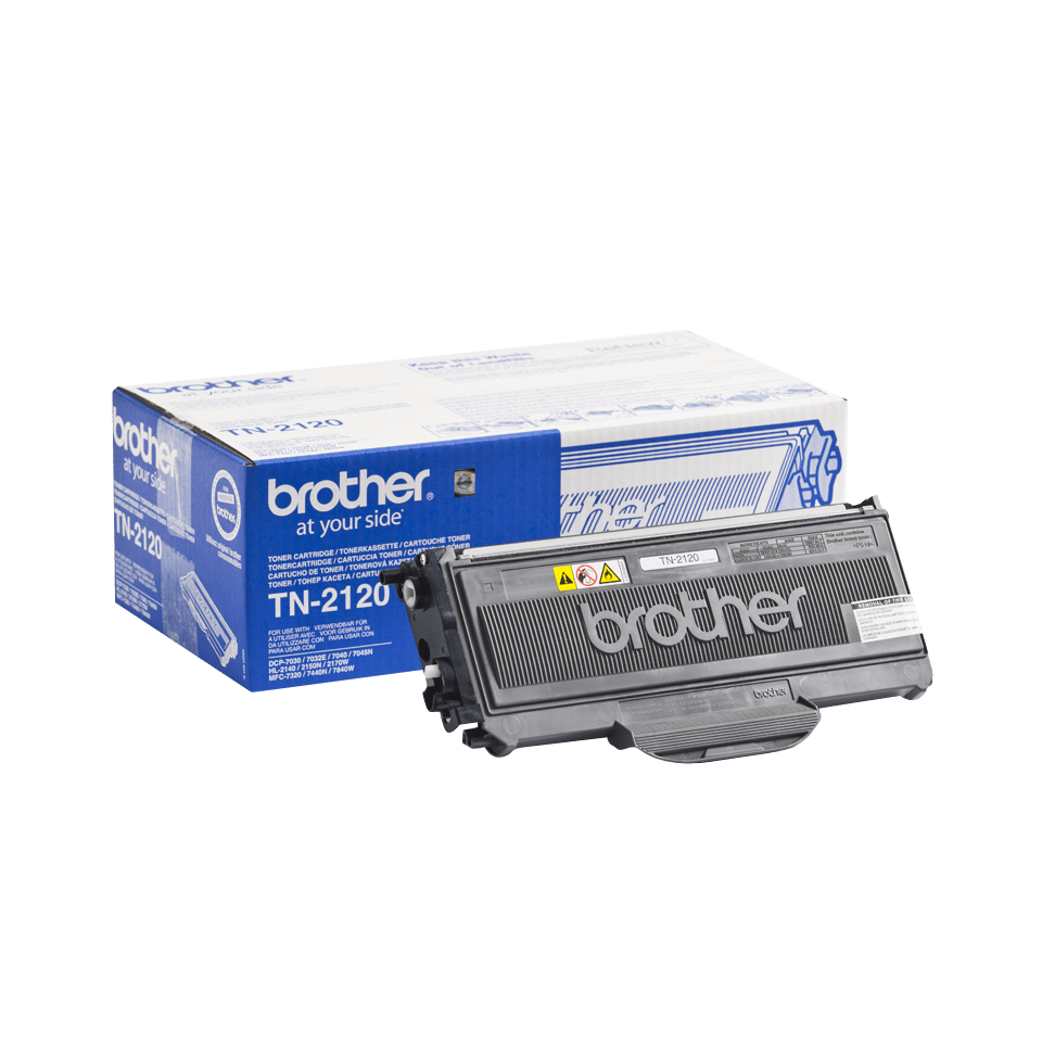 Genuine Brother TN2120 High Yield Toner Cartridge – Black 